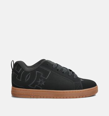 DC Shoes Court Graffik Low Baskets Black/White/Noir/Blanc