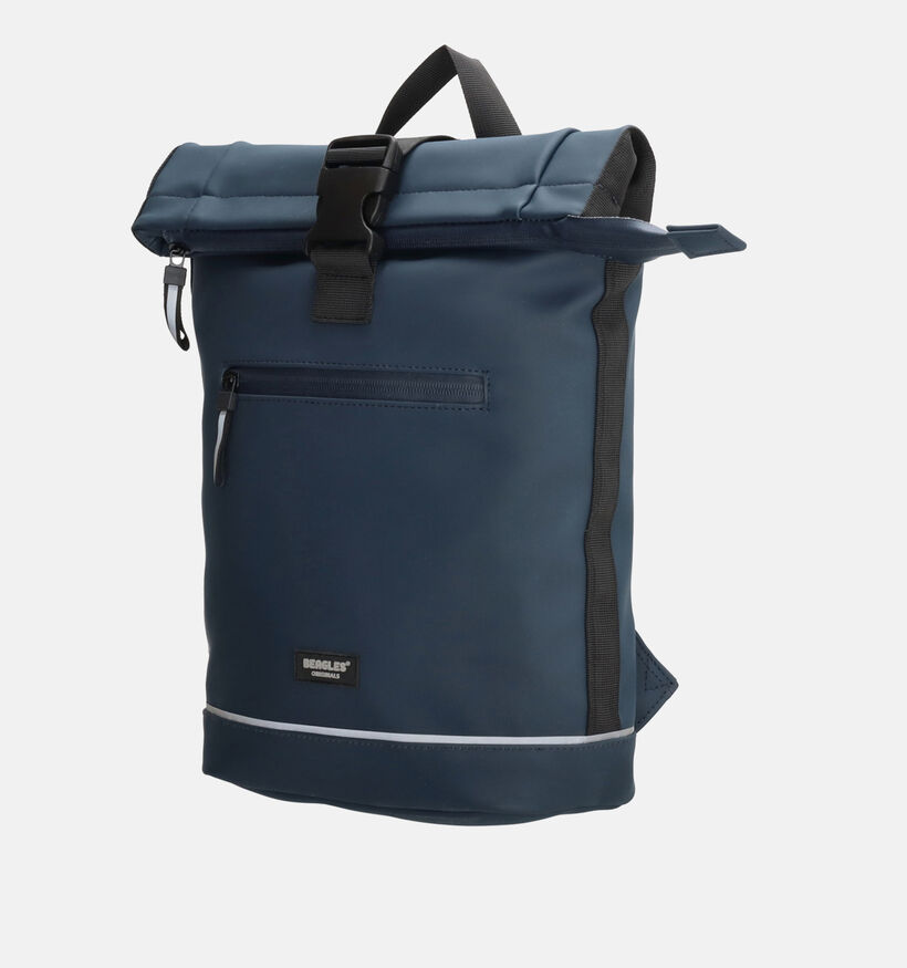 Beagles Sac &agrave; dos &agrave; roulettes imperm&eacute;able en Bleu fonc&eacute; pour femmes, hommes (377050)