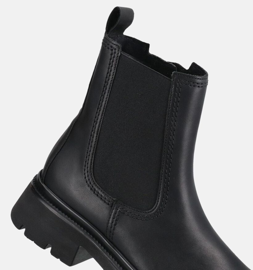 Gabor Best Fitting Bottines Chelsea en Noir pour femmes (380067) - pour semelles orthop&eacute;diques
