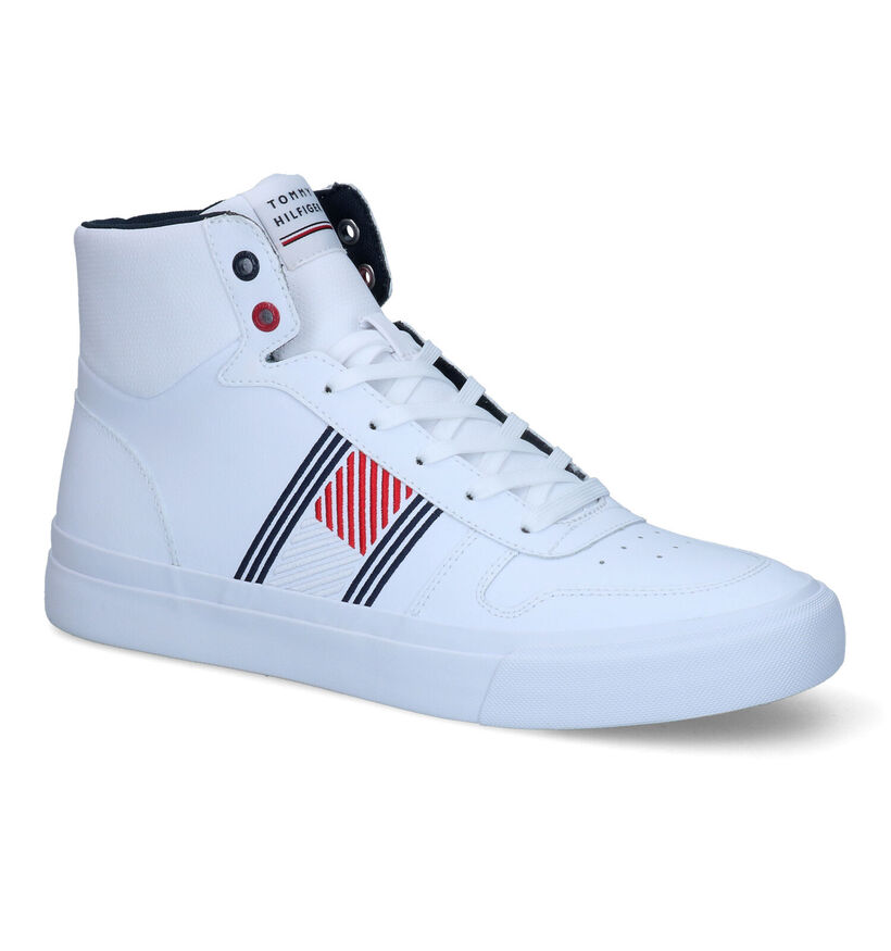 Tommy Hilfiger Core Corporate Baskets en Blanc pour hommes (300697)