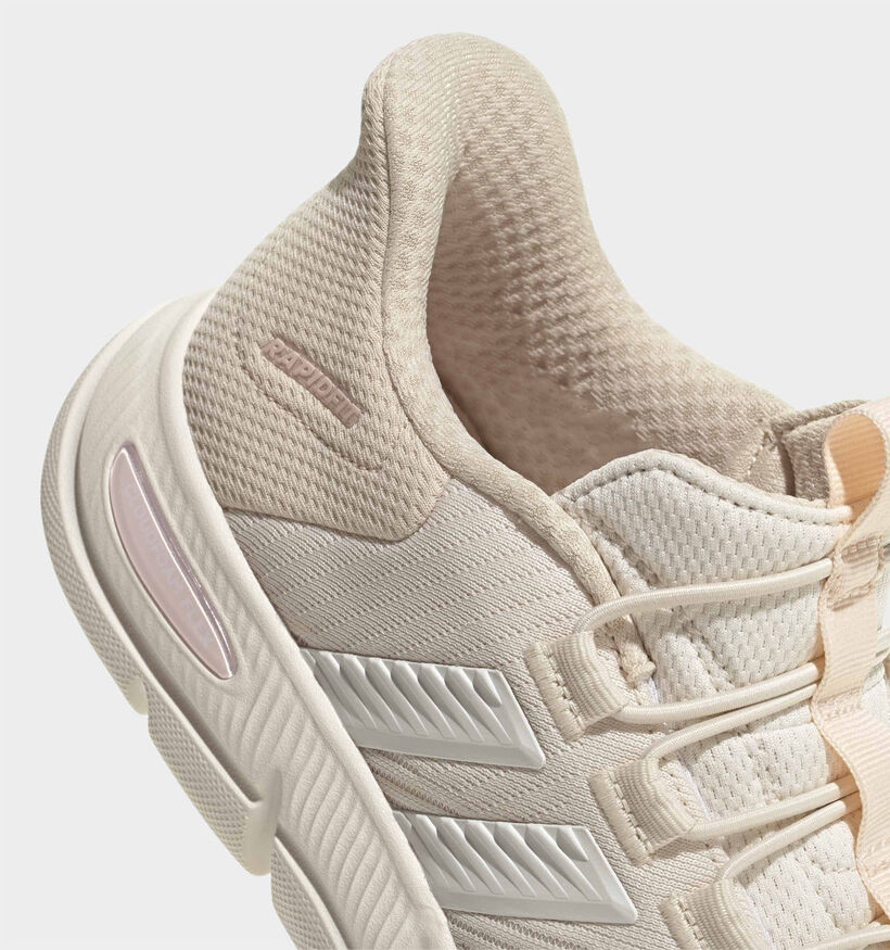 adidas Cloudfoam Flex Rapidfit Baskets sportives en Beige pour femmes (372723)
