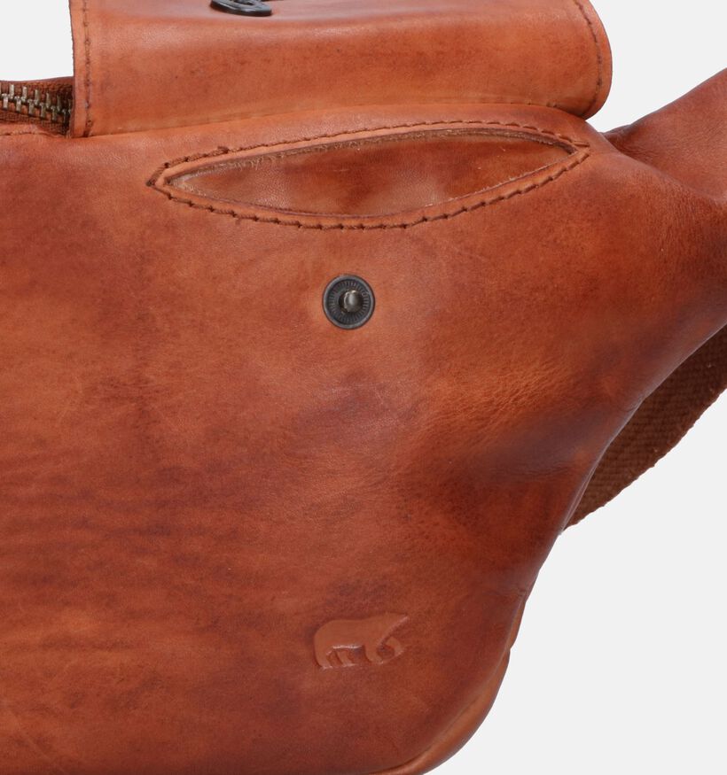 Bear Design Sac banane en Cognac pour femmes (350782)