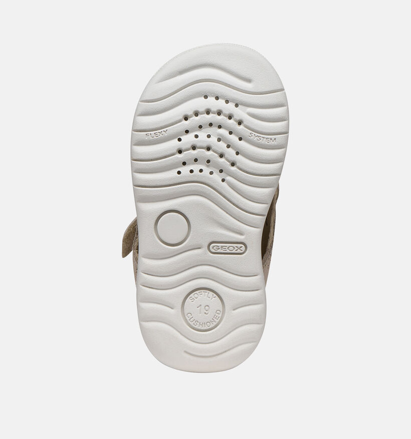 Geox B Macchia Gir Sandales pour b&eacute;b&eacute; en Beige pour filles (368873)