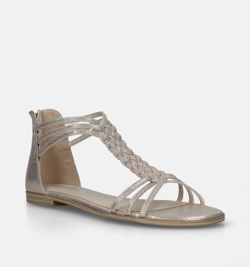 Tamaris Gouden Sandalen Met Gesloten Hiel voor dames (338261)