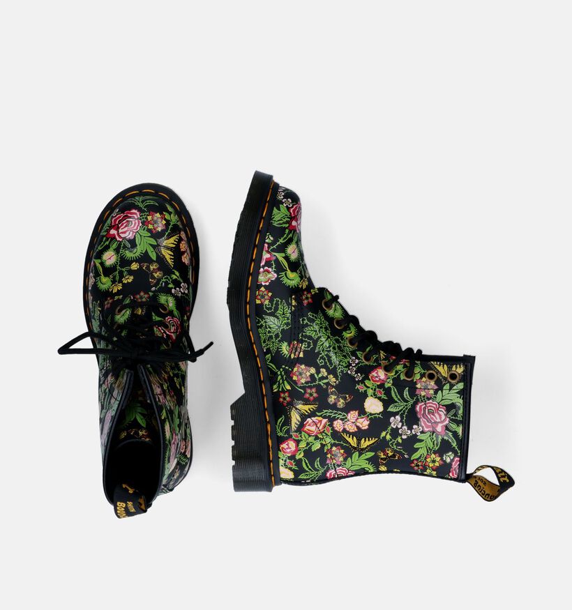 Dr. Martens 1460 Bloom Backhand Zwarte Boots voor dames (303592) - geschikt voor steunzolen