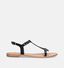 Les Tropeziennes Sandales plates en Noir pour femmes (335299)