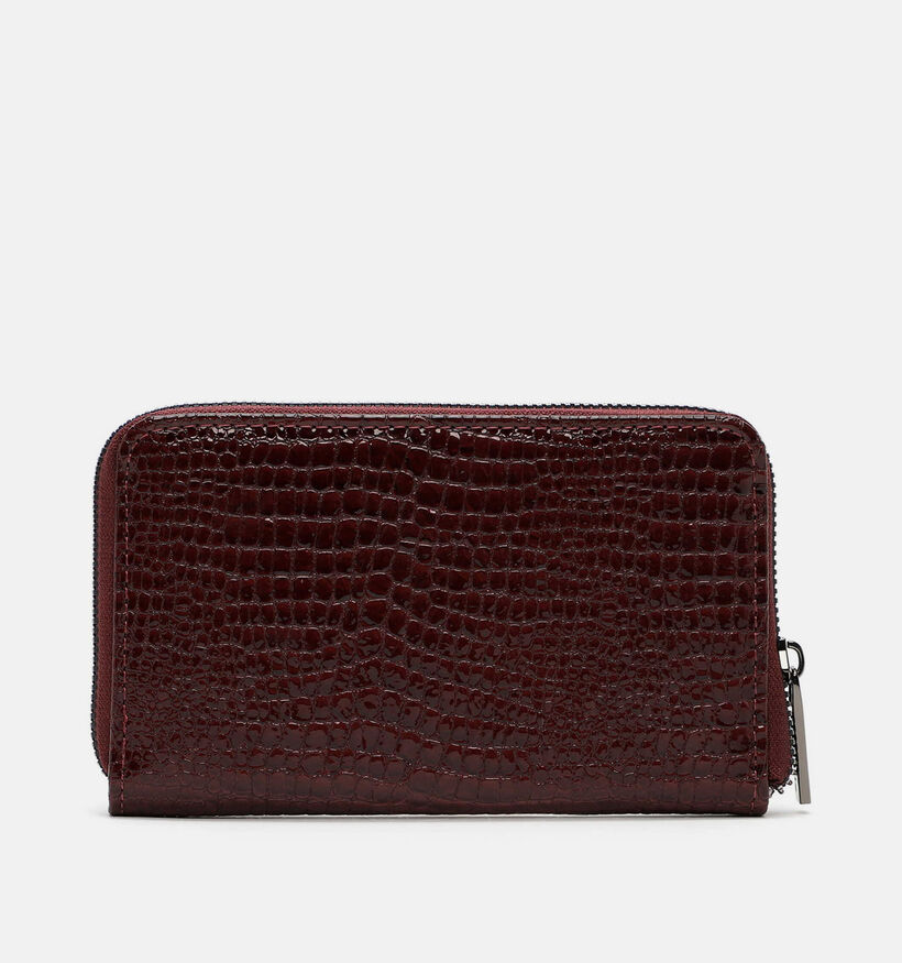 Tamaris Marina Snake Porte-monnaie zipp&eacute; en Bordeaux pour femmes (378796)