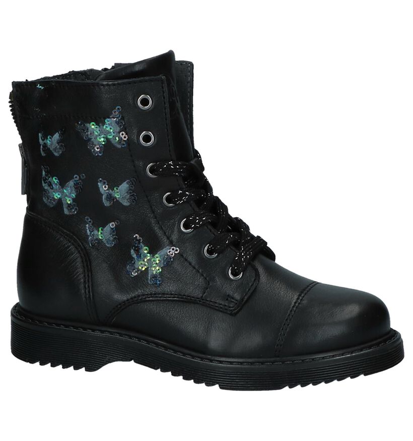 Zwarte Kipling Humilie Boots met Vlinders in leer (232534)