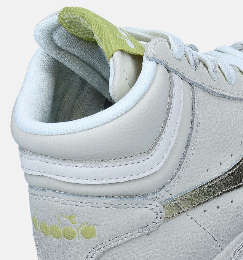 Diadora Game L High Waxed Metal Baskets en Blanc pour femmes (350837)