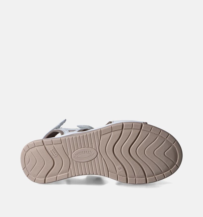 Gabor Rollingsoft Witte Sandalen voor steunzolen voor dames (355010) - geschikt voor steunzolen