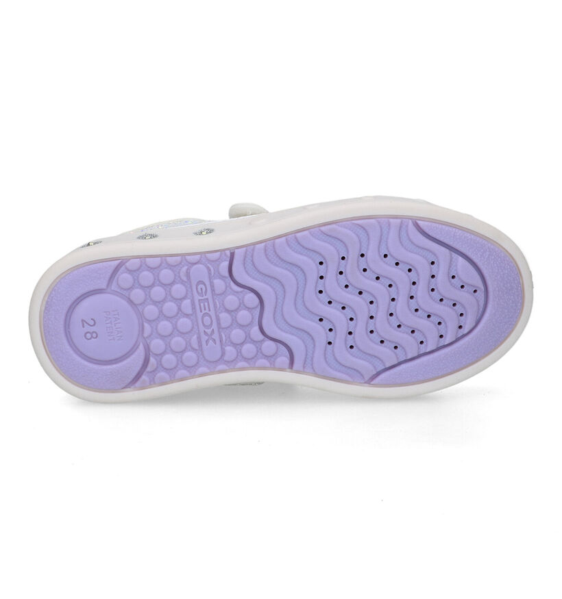 Geox Disney Frozen Elsa Witte Sneakers in kunstleer (326624)