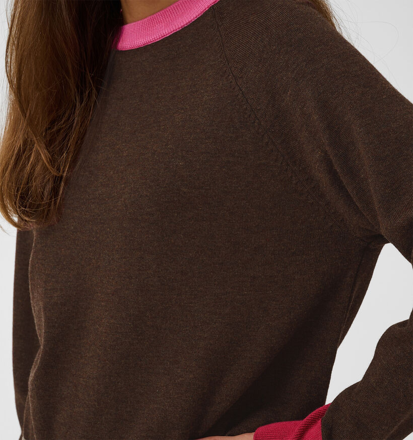 Culture Clare Pull en Brun fonc&eacute; pour femmes (380498)