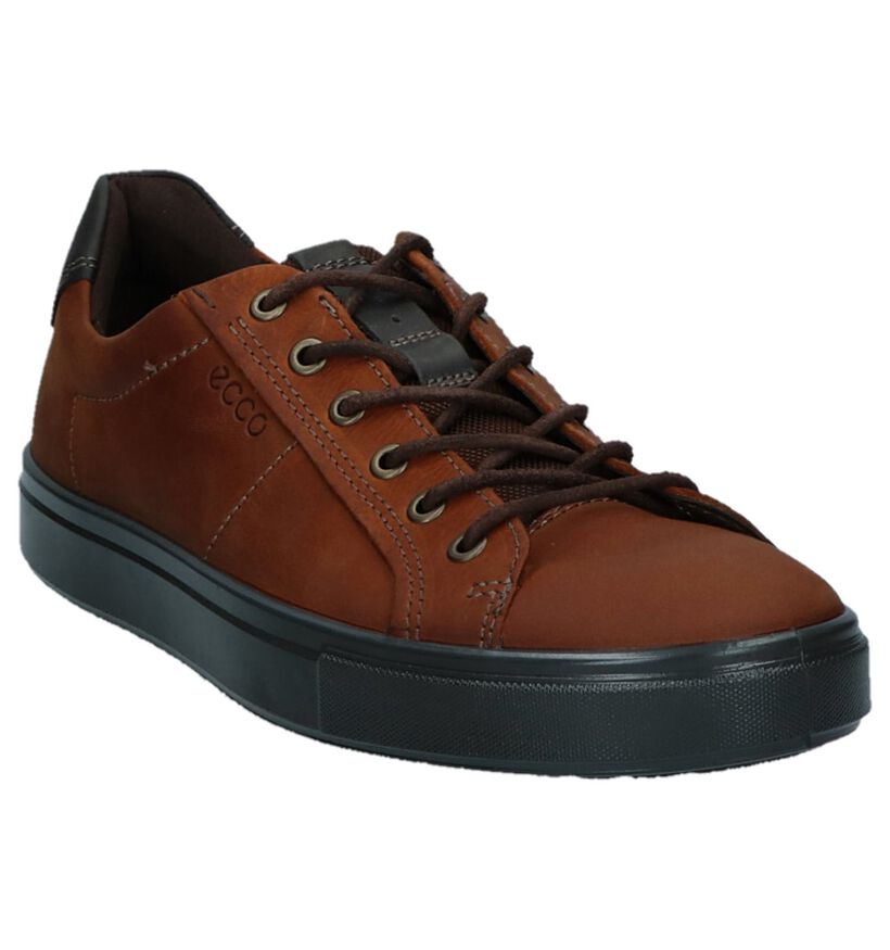 Donkerbruine Casual Schoenen ECCO Kyle in nubuck (232068)