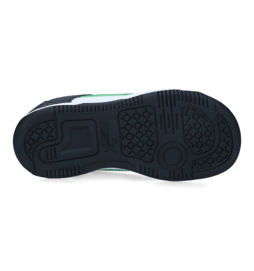 Puma Rebound Joy Baskets en Blanc pour garçons (318746)