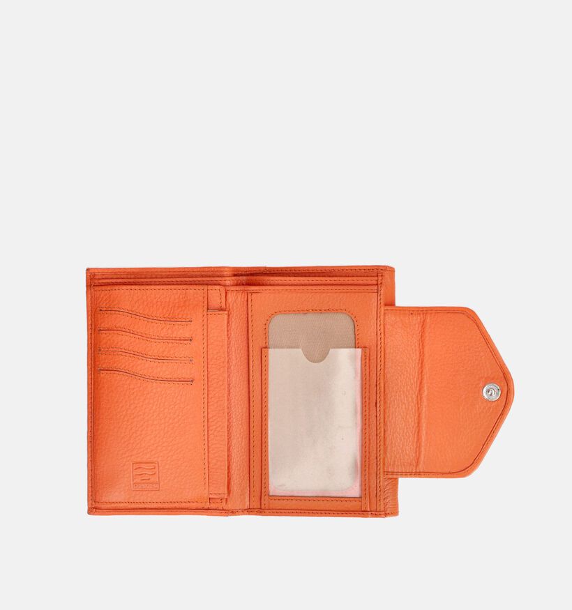 Crinkles Porte-monnaie en Orange pour femmes (375952)