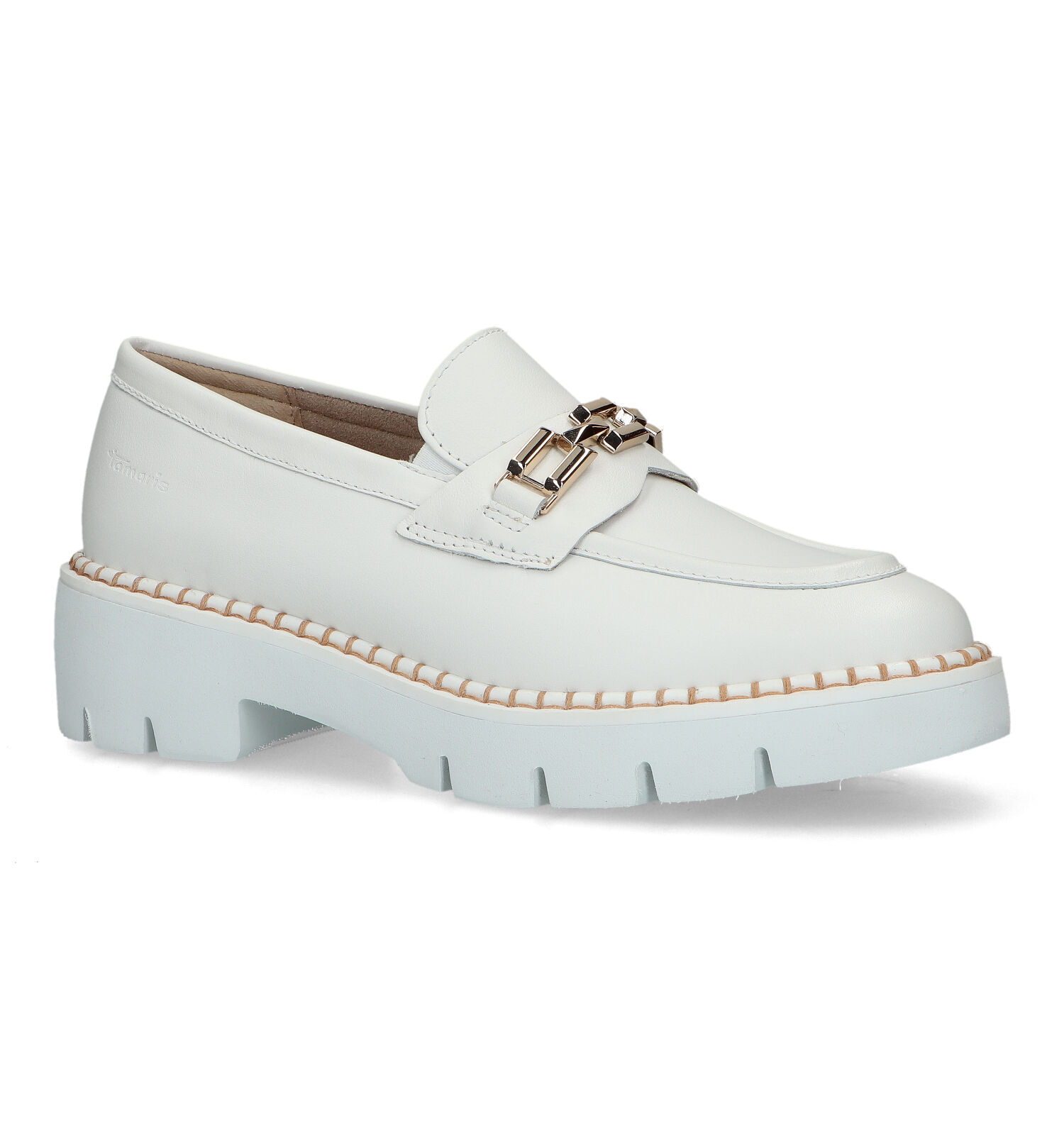 Tamaris Comfort Witte Mocassins Dames Lage schoenen Online op TORFS.BE