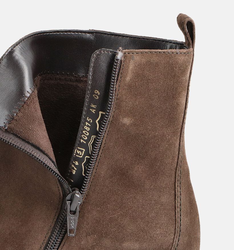 Gabor Bottines à talons en Brun foncé pour femmes (363400) - pour semelles orthopédiques