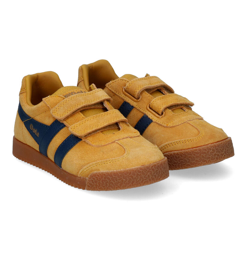 Gola Harrier Strap Blauwe Sneakers voor meisjes, jongens (335822)