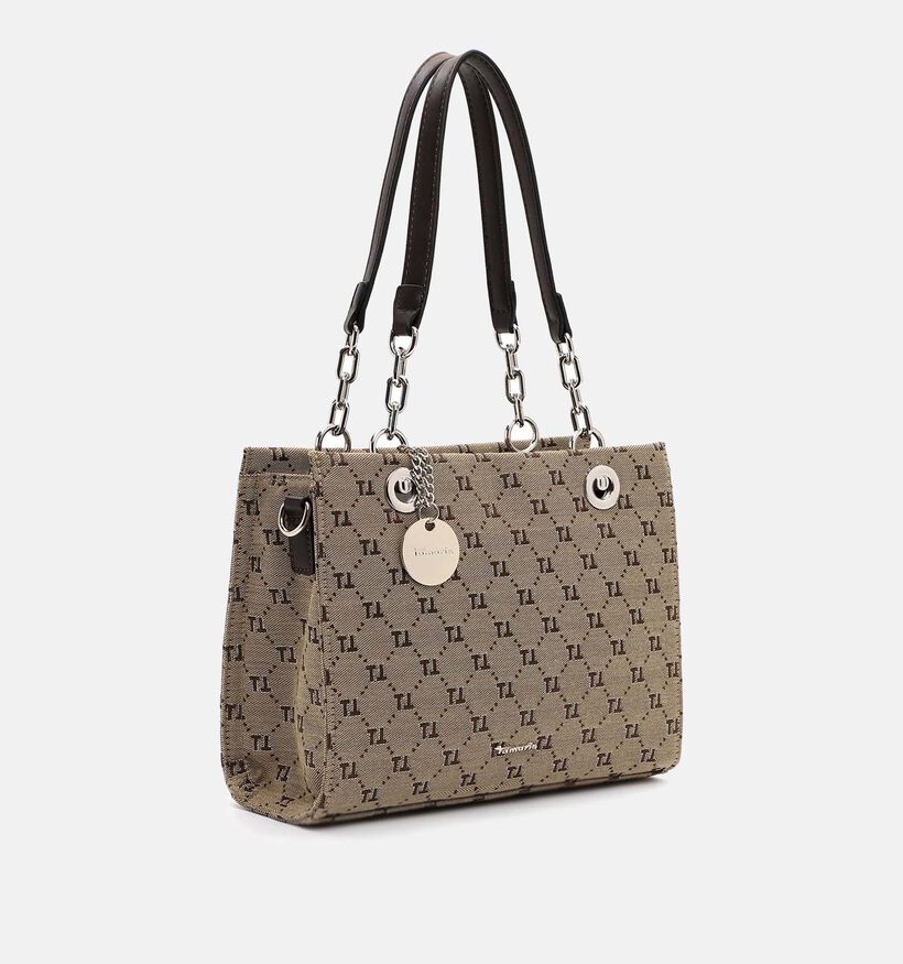 Tamaris Clarice Beige Shopper met rits voor dames (348148)