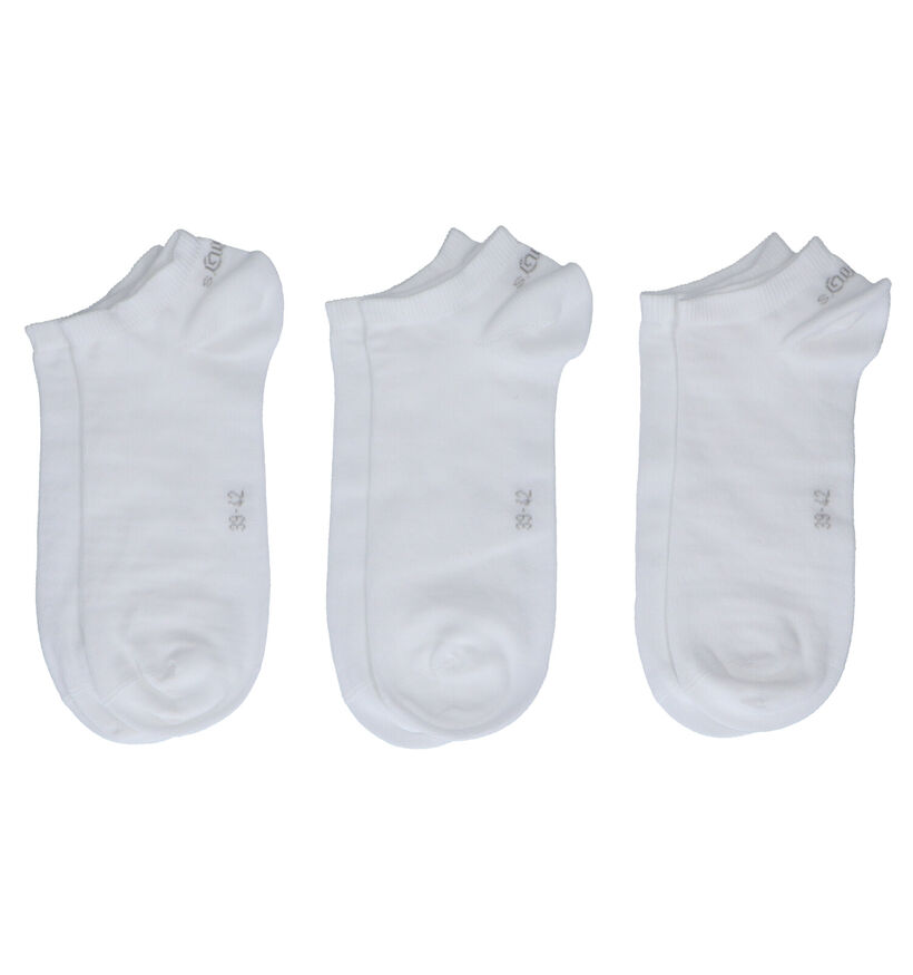 s.Oliver Zwarte Enkelsokken - 3 Paar (221885)