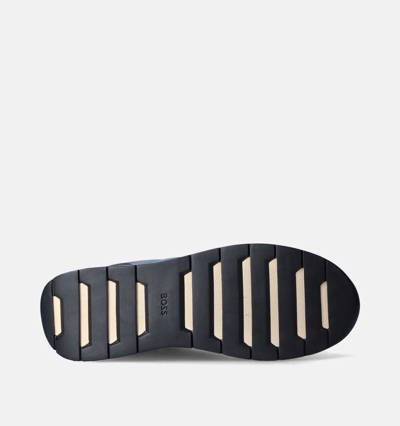 BOSS Titanium Runn Blauwe Veterschoenen voor heren (349953) - geschikt voor steunzolen