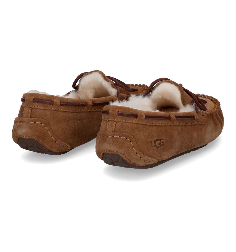 UGG Dakota Pantoufles en Cognac en daim (313755)