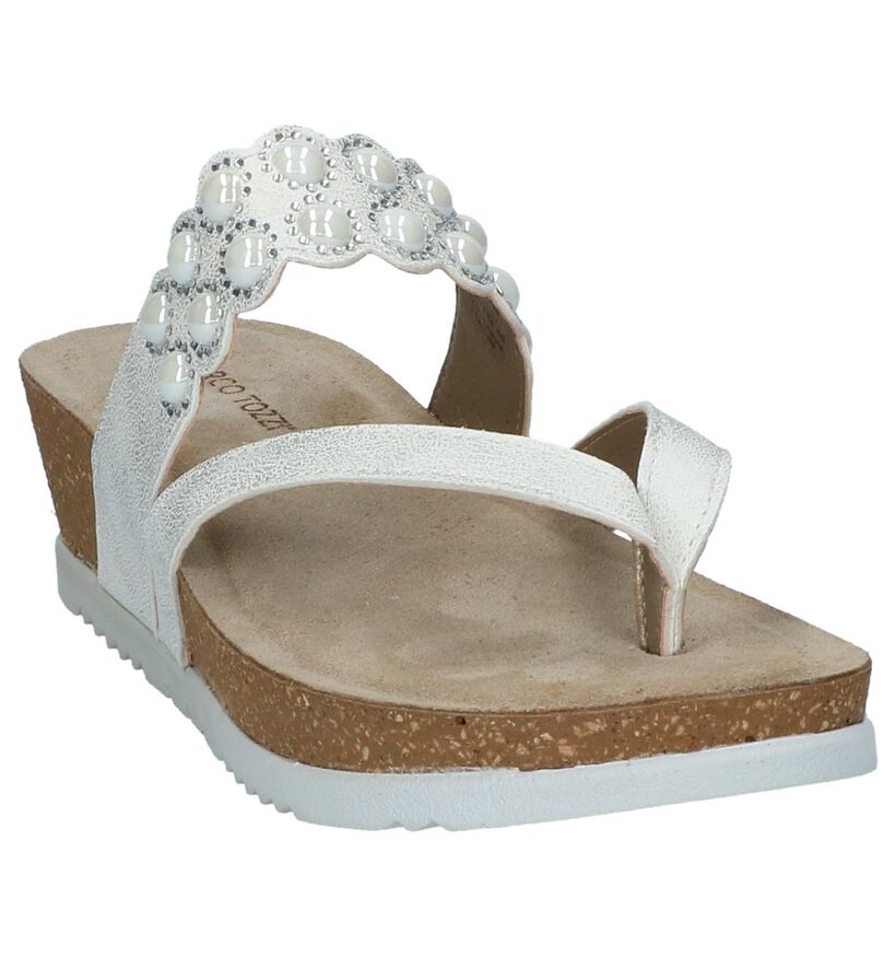 Teenslippers Zilver Marco Tozzi, , pdp