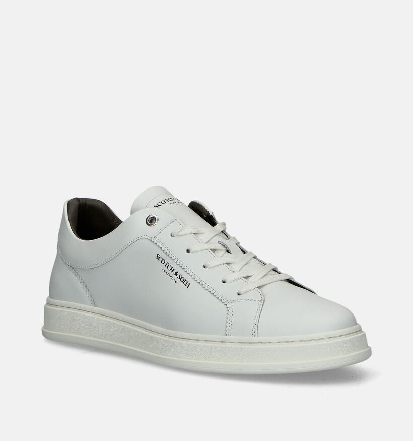 Scotch & Soda Versa Chaussures à lacets en Blanc pour hommes (345462) - pour semelles orthopédiques