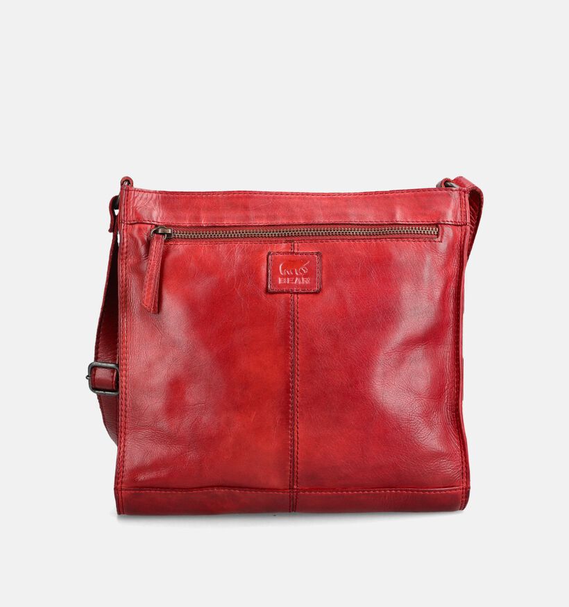 Bear Design Sac &agrave; bandouli&egrave;re en Rouge pour femmes (375805)
