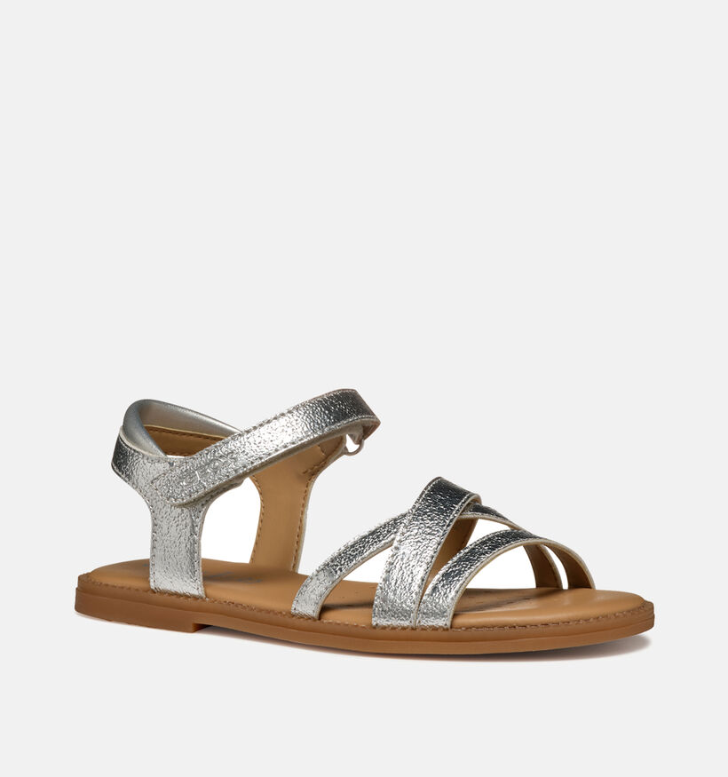 Geox Karly Sandales en Argent pour filles (352937)