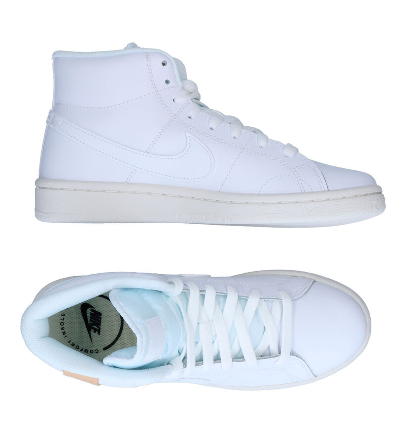 Nike Court Royale 2 Witte Sneakers in leer (299440)