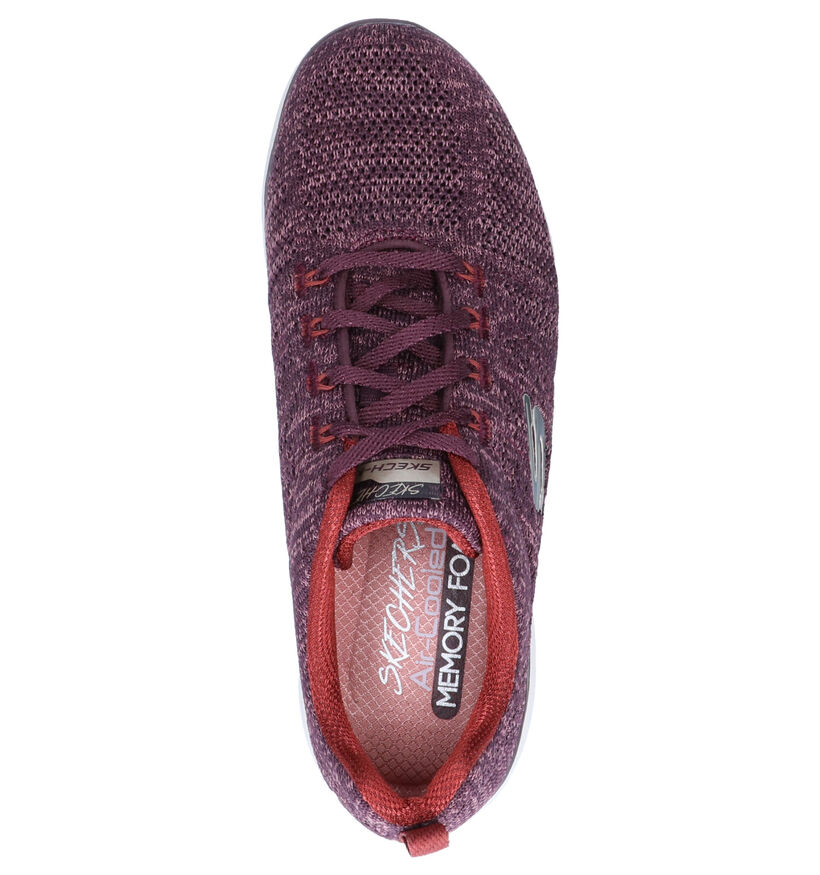 Skechers Flex Appeal Baskets en Noir en textile (293949)