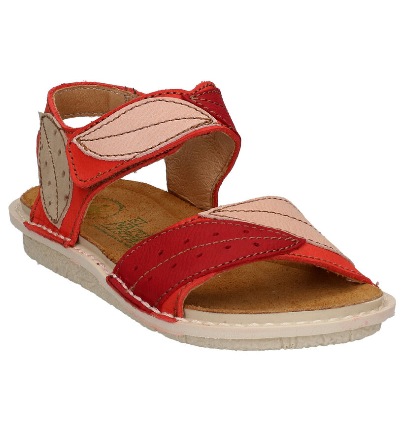 El Naturalista Terra Sandales en Rouge en cuir (275129)