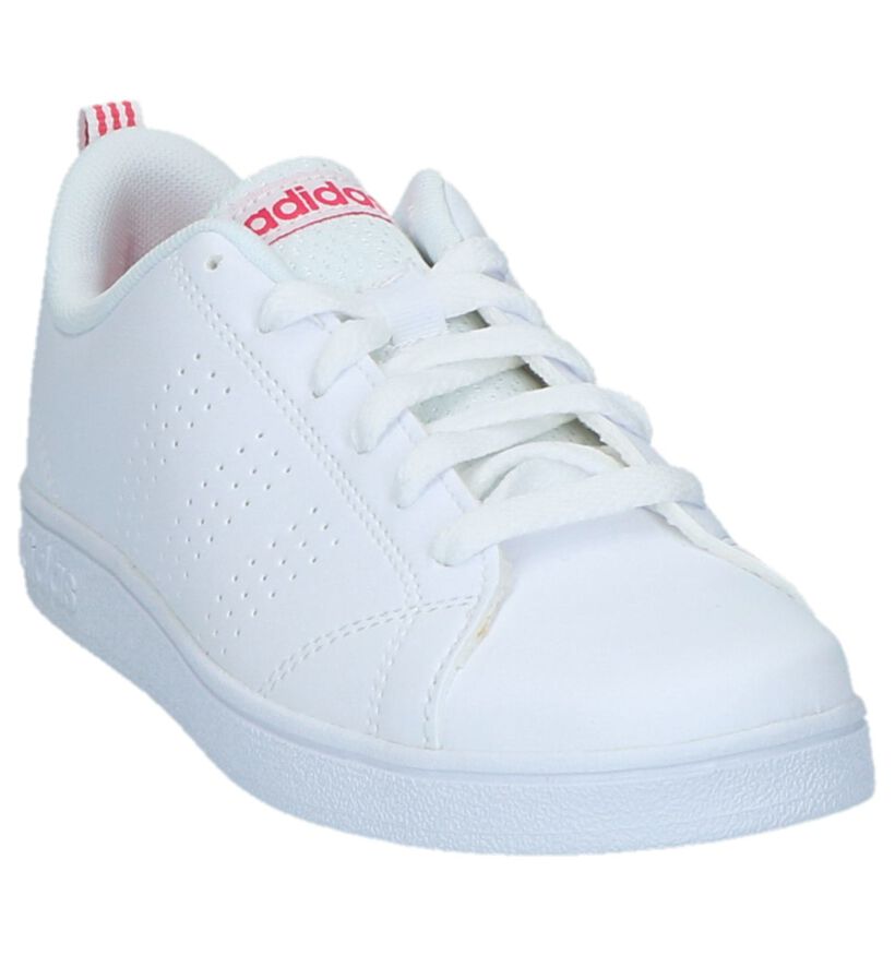 adidas VS Advantage Clean Baskets en Blanc en simili cuir (264227)