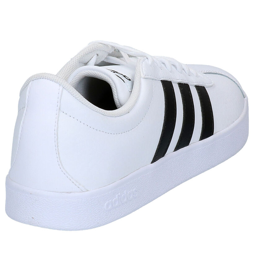 adidas VL Court 2.0 Witte Sneakers in kunststof (301167)