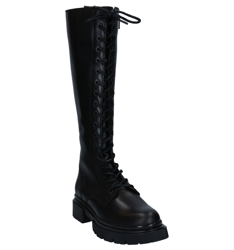 Bullboxer Bottes à lacets en Noir en cuir (281545)