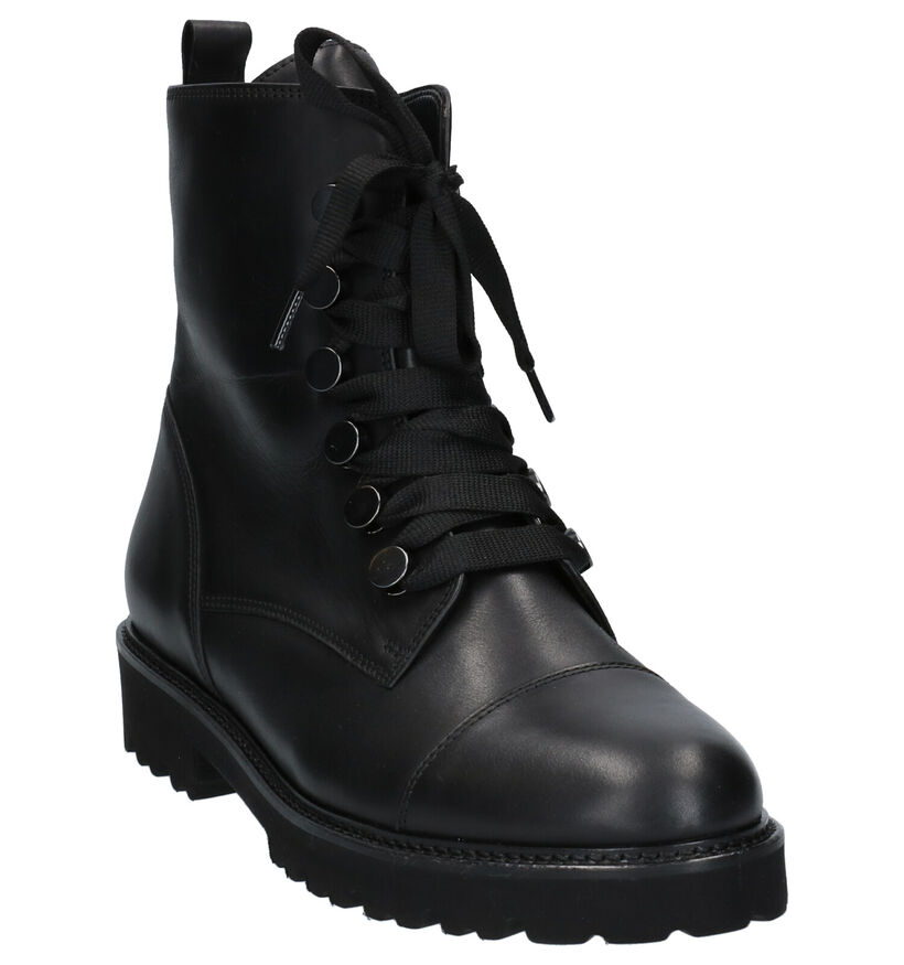 Gabor Best Fitting Bottines en Noir en cuir (260120)