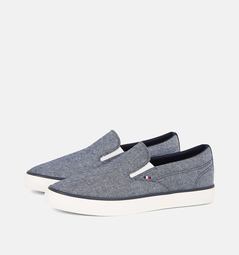 Tommy Hilfiger Hi Vulc Chaussures à enfiler en Bleu pour hommes (352827) - pour semelles orthopédiques