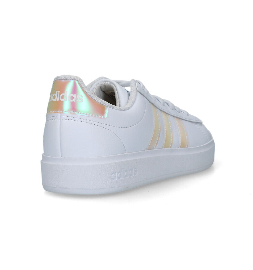 adidas Grand Court 2.0 Baskets sportives en Blanc pour femmes (356989) - pour semelles orthopédiques