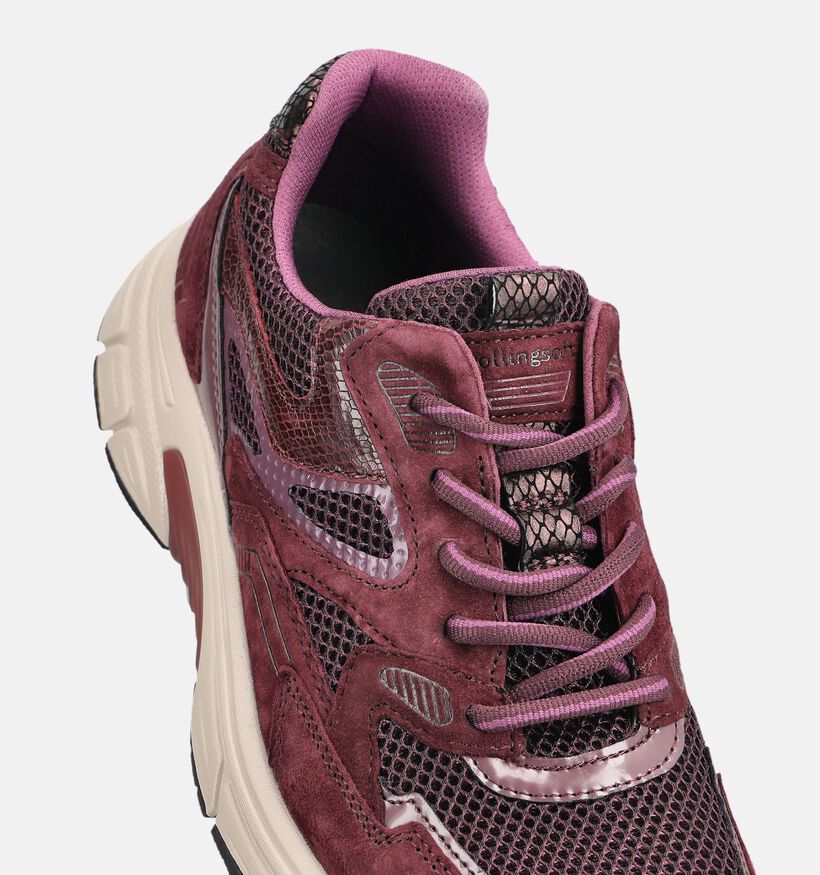 Gabor Comfort Bordeaux Sneakers voor dames (376949) - geschikt voor steunzolen