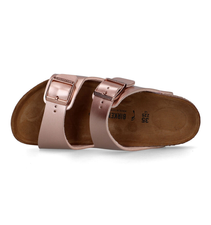 Birkenstock Arizona Rose gold Slippers in kunstleer (322591)