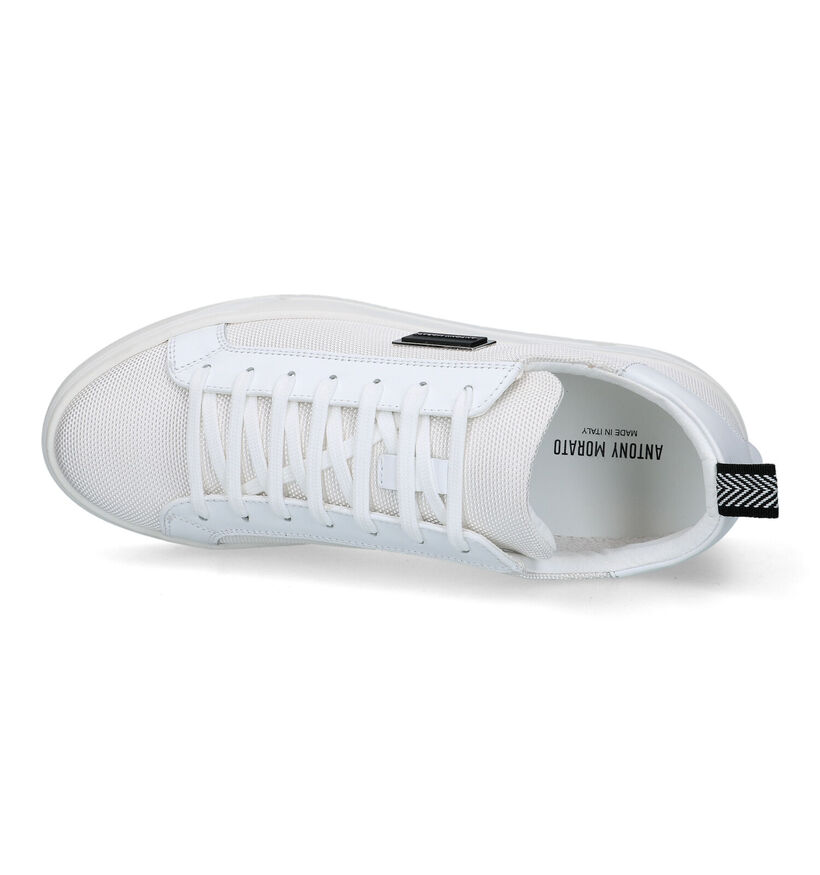 Antony Morato Witte Veterschoenen voor heren (321986) - geschikt voor steunzolen