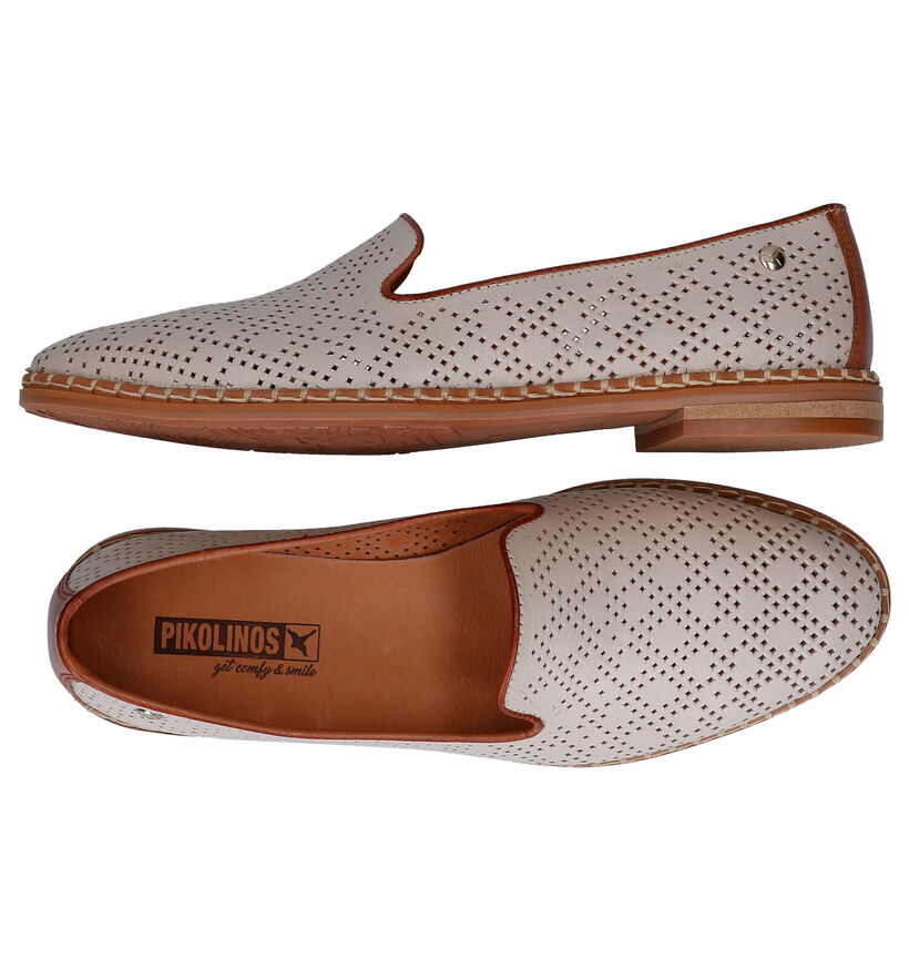 Pikolinos Merida Beige Loafers in leer (289106)