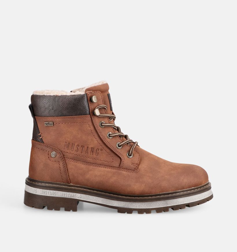Mustang Cognac Boots met Veters voor heren (378971)