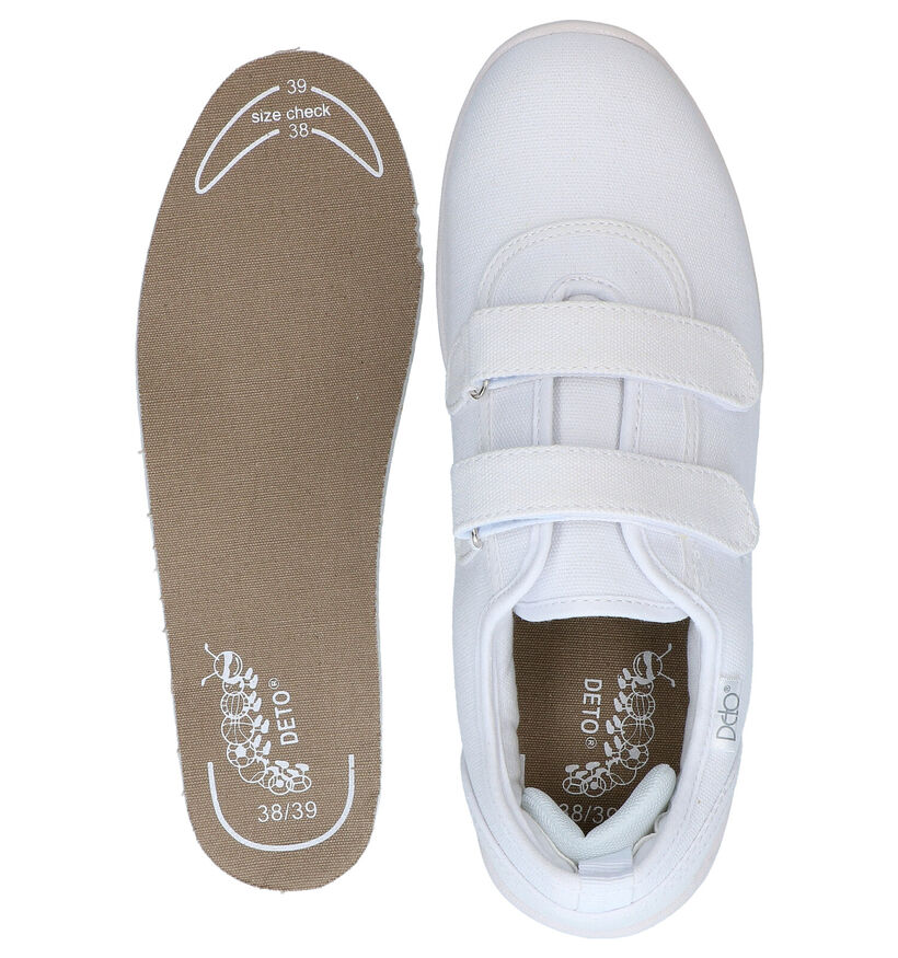 Deto Chaussures de sport en Blanc pour filles, garçons (293536) - pour semelles orthopédiques