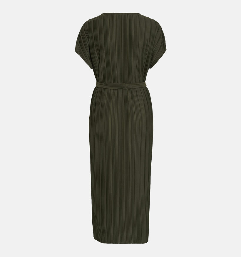 Vila Tahlia Donkergroene Midi-Jurk voor dames (361322)