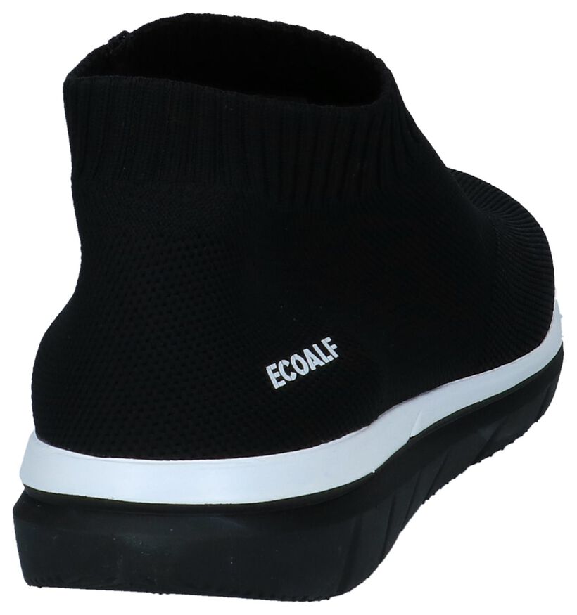 Ecoalf Chaussures slip-on en Noir en textile (232436)