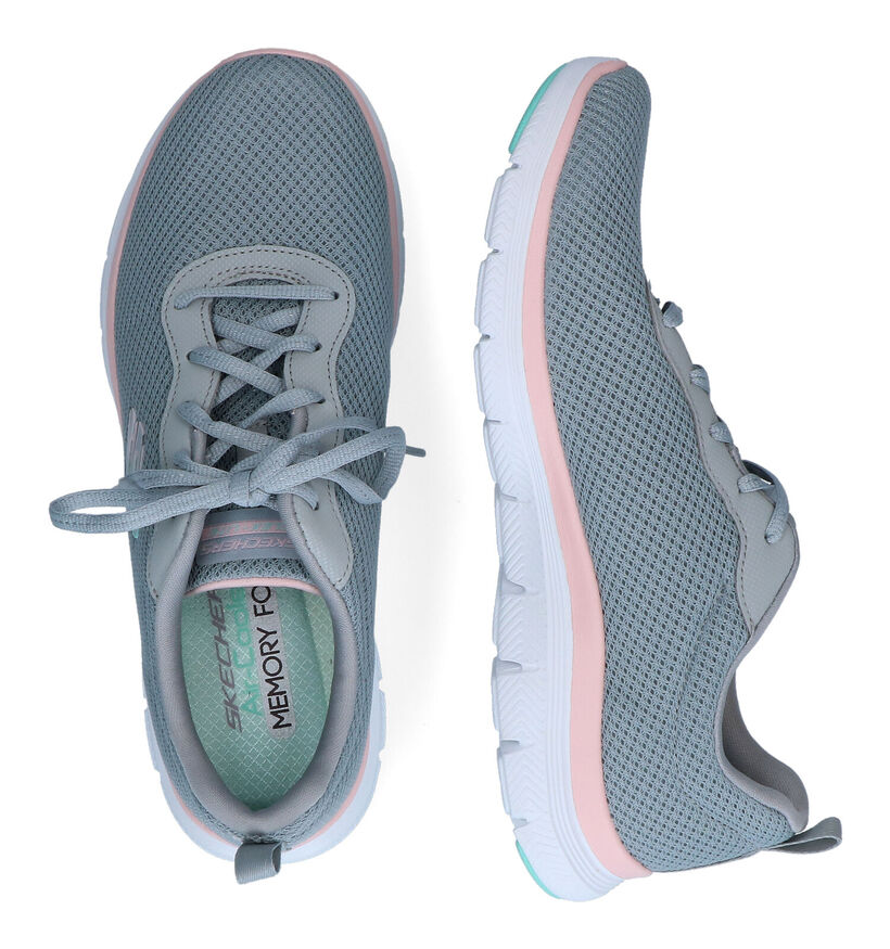 Skechers Flex Appeal 4.0 Zwarte Sneakers voor dames (310628)