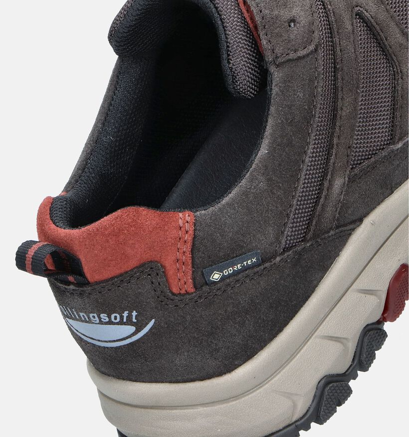 Pius Gabor Bruine Veterschoenen voor heren (347465) - geschikt voor steunzolen