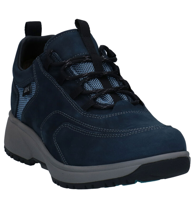 Xsensible Uppsala Blauwe Wandelschoenen in nubuck (284949)